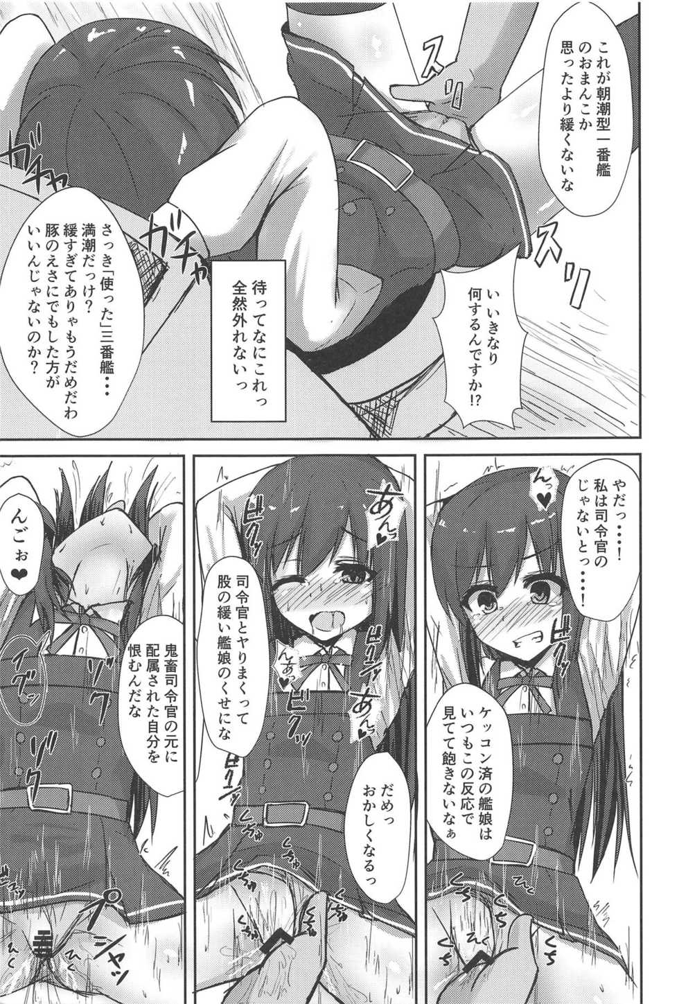 (C95) [Locomocodon (Locos)] Asashio-chan no Seishori Shuukan (Kantai Collection -KanColle-) - Page 8