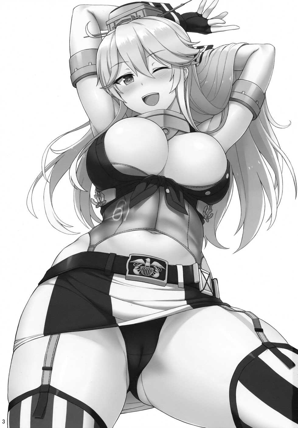 (C90) [Kaki no Tane (Summer)] American Kawaii Girl (Kantai Collection -KanColle-) - Page 2