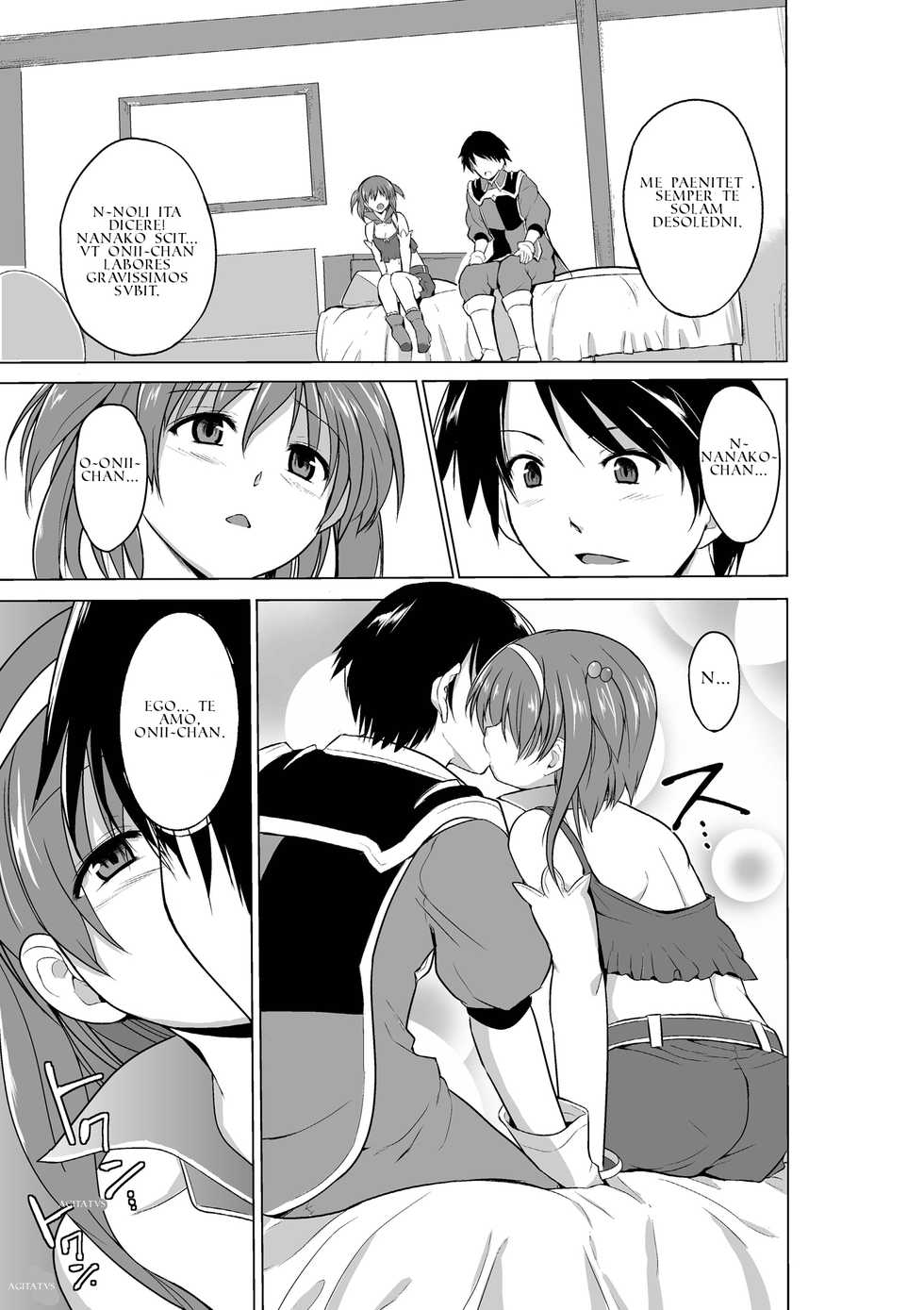 [Tiba-Santi (Misuke)] Dungeon Travelers - Nanako no Himegoto | Dungeon Travelers - Nanako's Secret | Viatores Speluncarum - Opertum Nanakonis [Latin] {IMPERIVMROMANVM} - Page 8