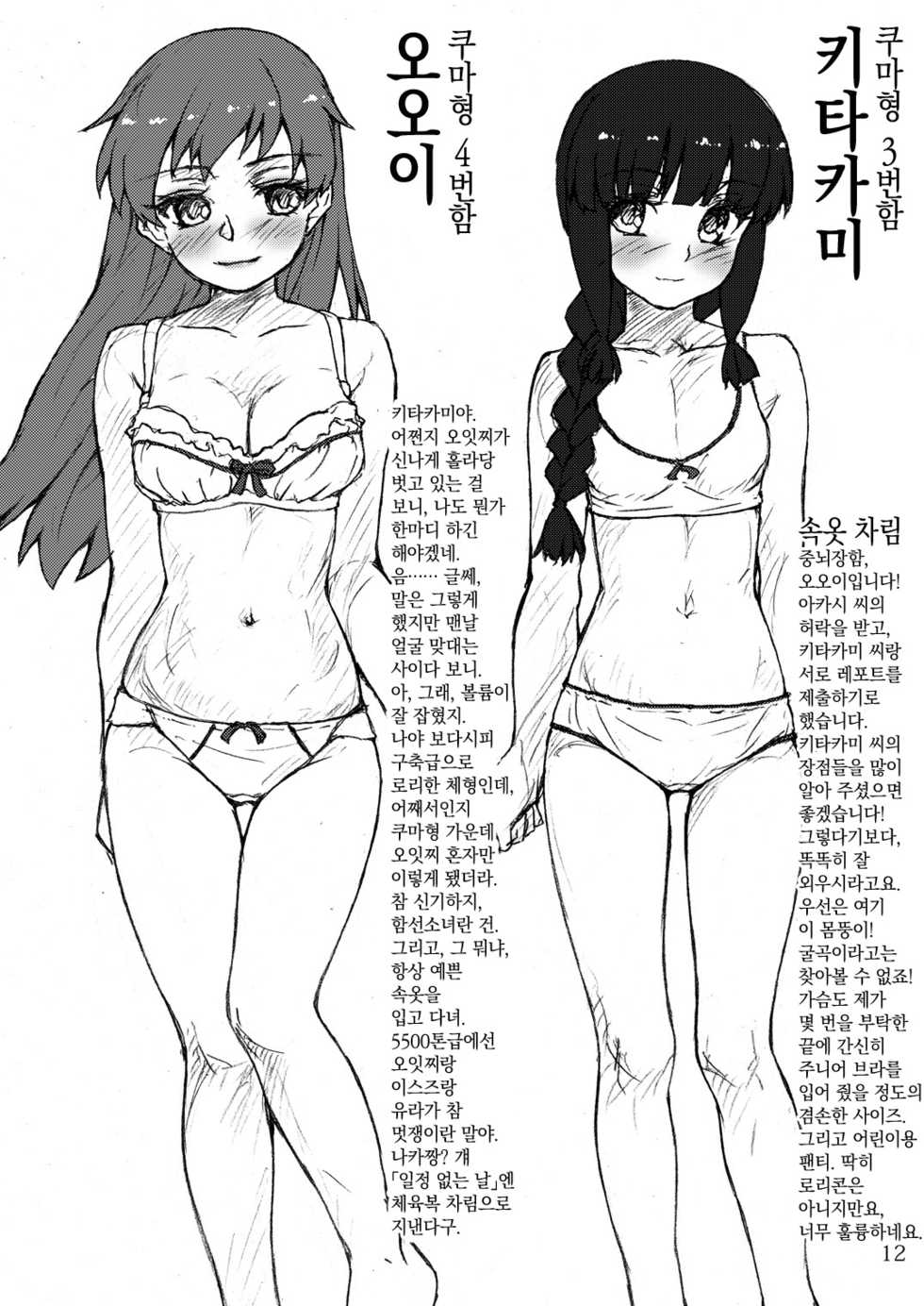 [LUNATIC PROPHET (Arimura Yuu)] Oshikkollection Keijunyoukan Hen Jou - Piss-Colle Light Cruisers Former Part | 오줌 컬렉션 경순양함편 (상) (Kantai Collection -KanColle-) [Korean] [Digital] - Page 11