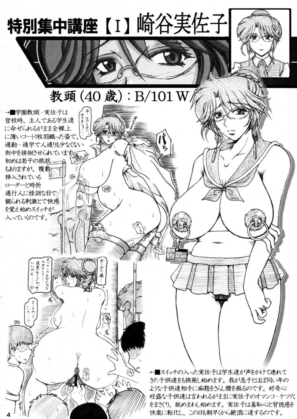 [Re-BIDou (Tsunomiya Katsuki)] Onna Kyoushi-gun Ryoujoku Enchitai II season - Page 3