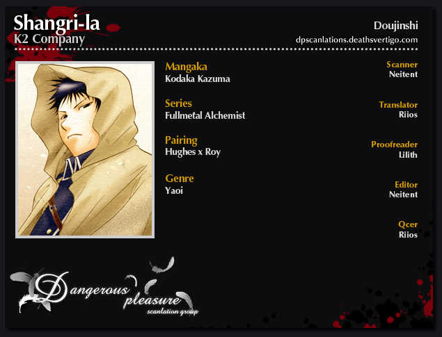 (C69) [K2 Company (Kodaka Kazuma)] Shangri-la (Fullmetal Alchemist) [English] [Dangerous Pleasure] - Page 2