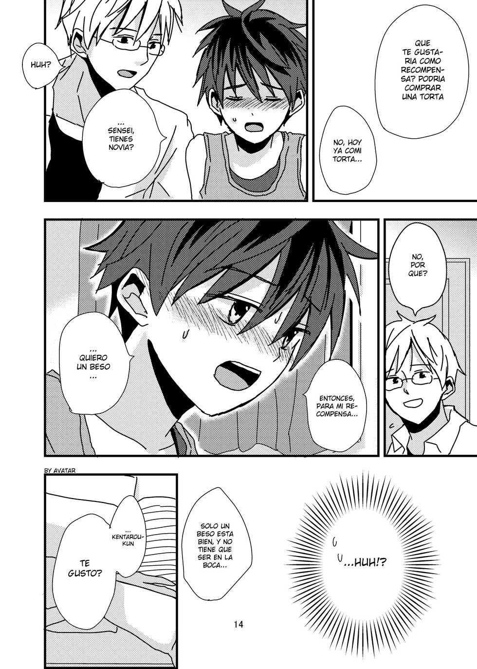 (SUPERKansai19) [Kume (Minakami)] Kimi to Himitsu no Jugyou [Spanish] [Avatar-kun] - Page 14