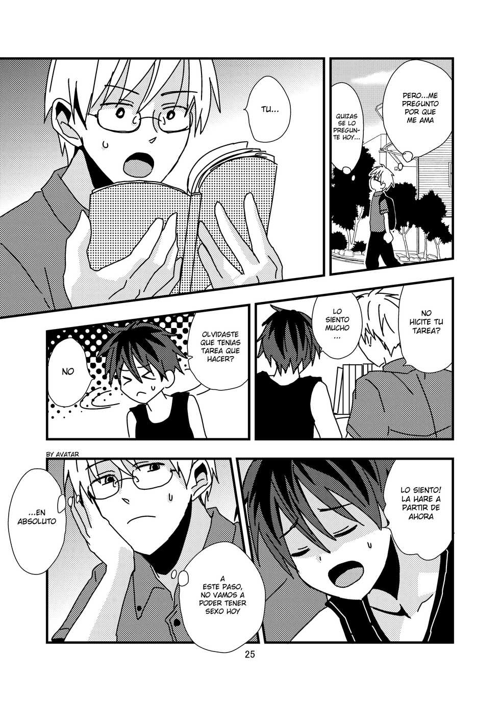 (SUPERKansai19) [Kume (Minakami)] Kimi to Himitsu no Jugyou [Spanish] [Avatar-kun] - Page 25