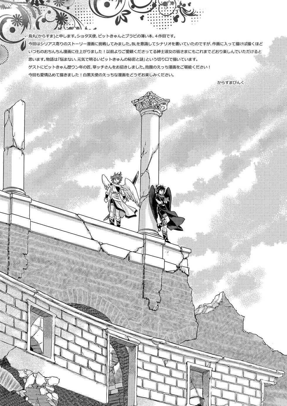[Karasuma Pink Higashiiru (Karasuma Pink)] Tobenai Tenshi wa Tadano Shota da (Kid Icarus) [Spanish] [Avatar-kun] [Digital] - Page 2