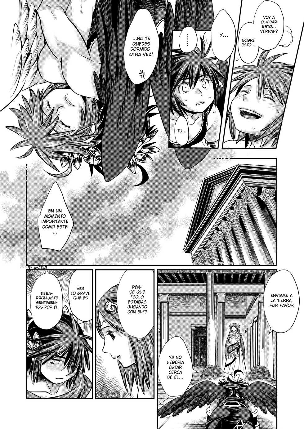 [Karasuma Pink Higashiiru (Karasuma Pink)] Tobenai Tenshi wa Tadano Shota da (Kid Icarus) [Spanish] [Avatar-kun] [Digital] - Page 39