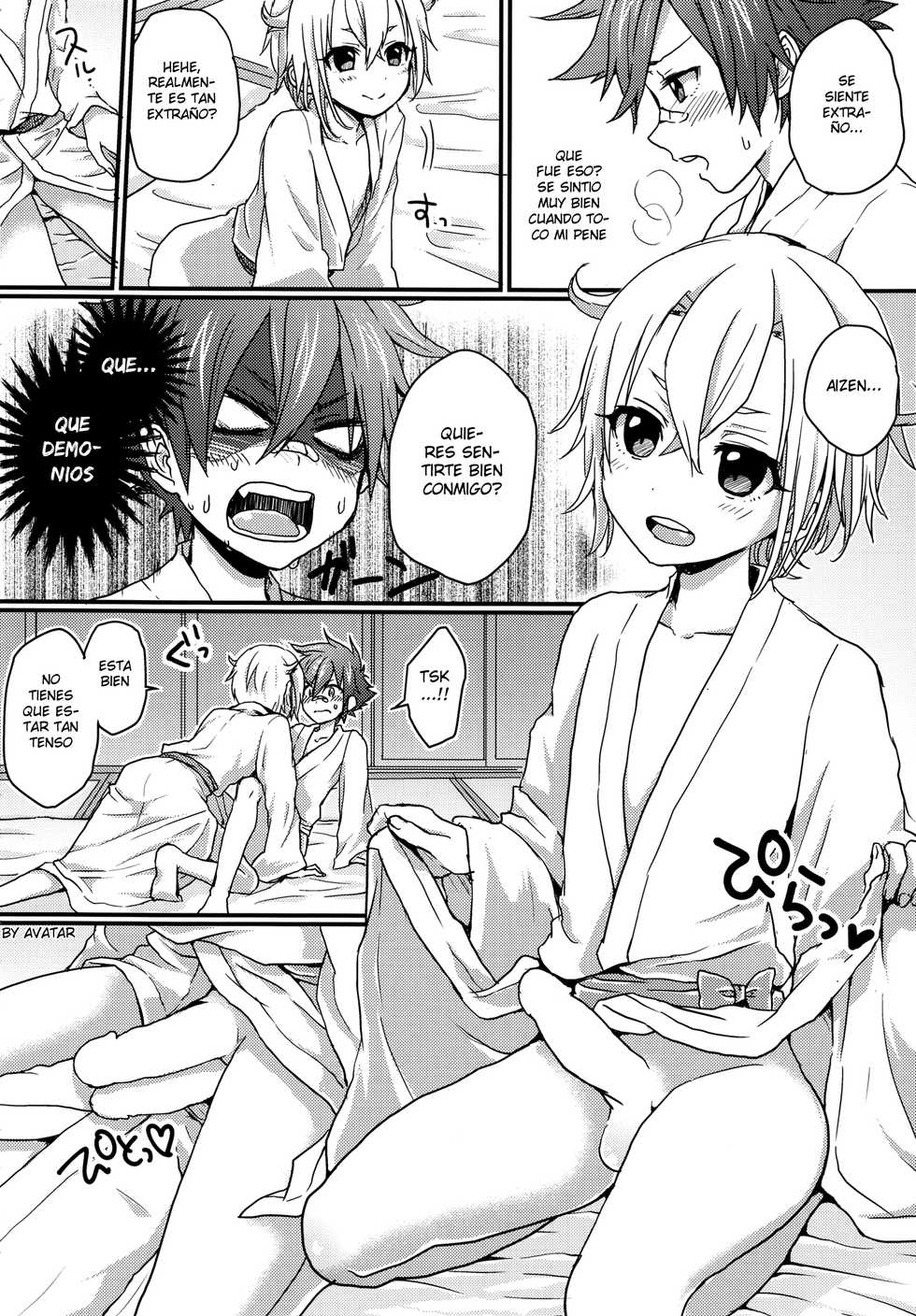 (Hyattou Ryouran ~Kimi no Heart o Shirahadori~) [Koneko Gumi (Poron)] Hota Love (Touken Ranbu) [Spanish] [Avatar-kun] - Page 9