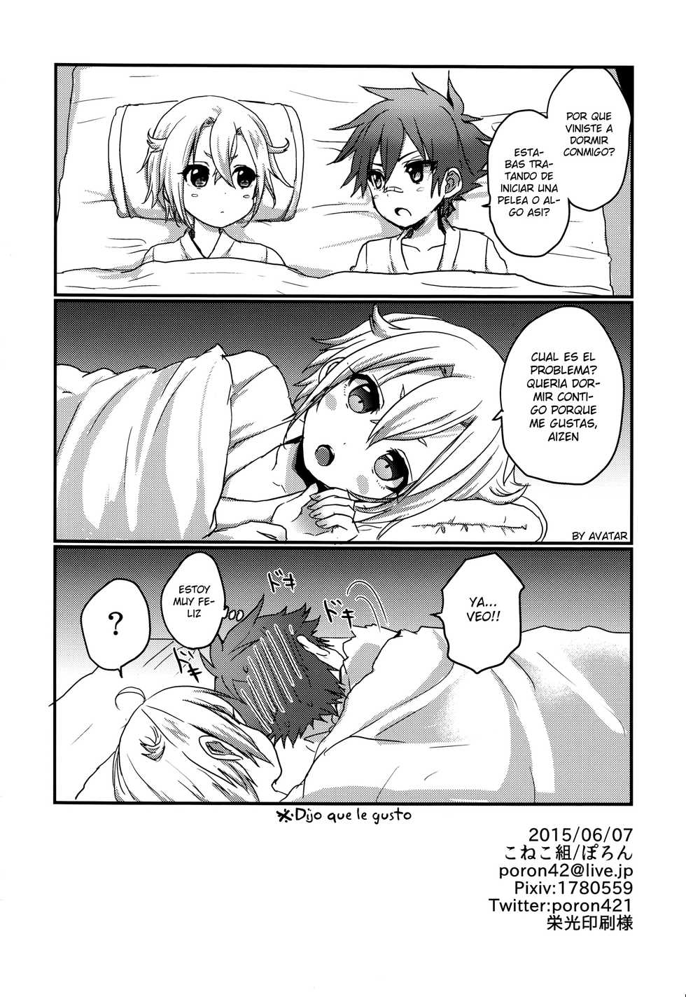 (Hyattou Ryouran ~Kimi no Heart o Shirahadori~) [Koneko Gumi (Poron)] Hota Love (Touken Ranbu) [Spanish] [Avatar-kun] - Page 21