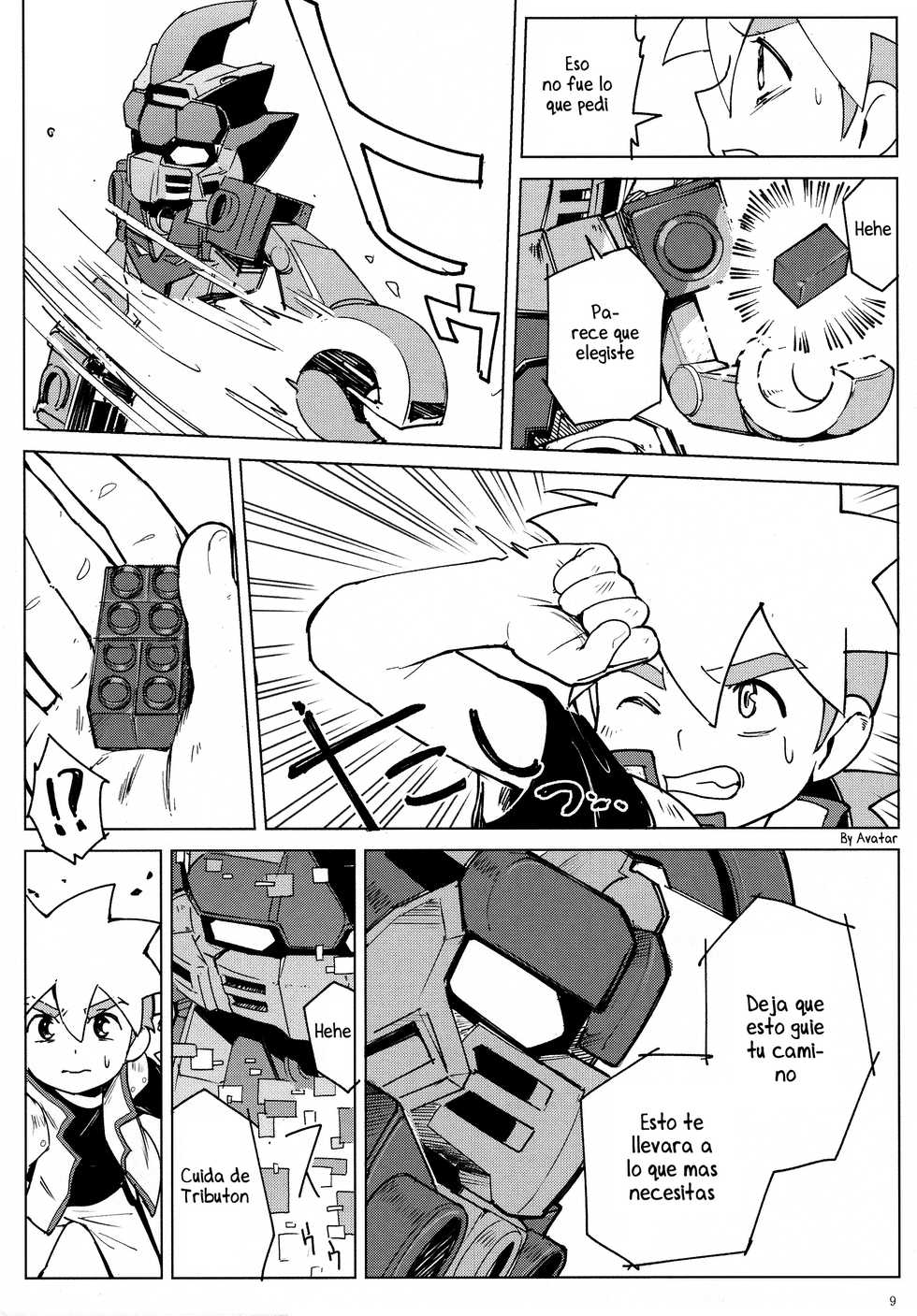 [Nimoya (Nimoyu)] Tenmou Kaikai -Tenkai Knights Chooki Mason Tenkai Hon- (Tenkai Knights) [Spanish] [Avatar-kun] [2015-03-15] - Page 8