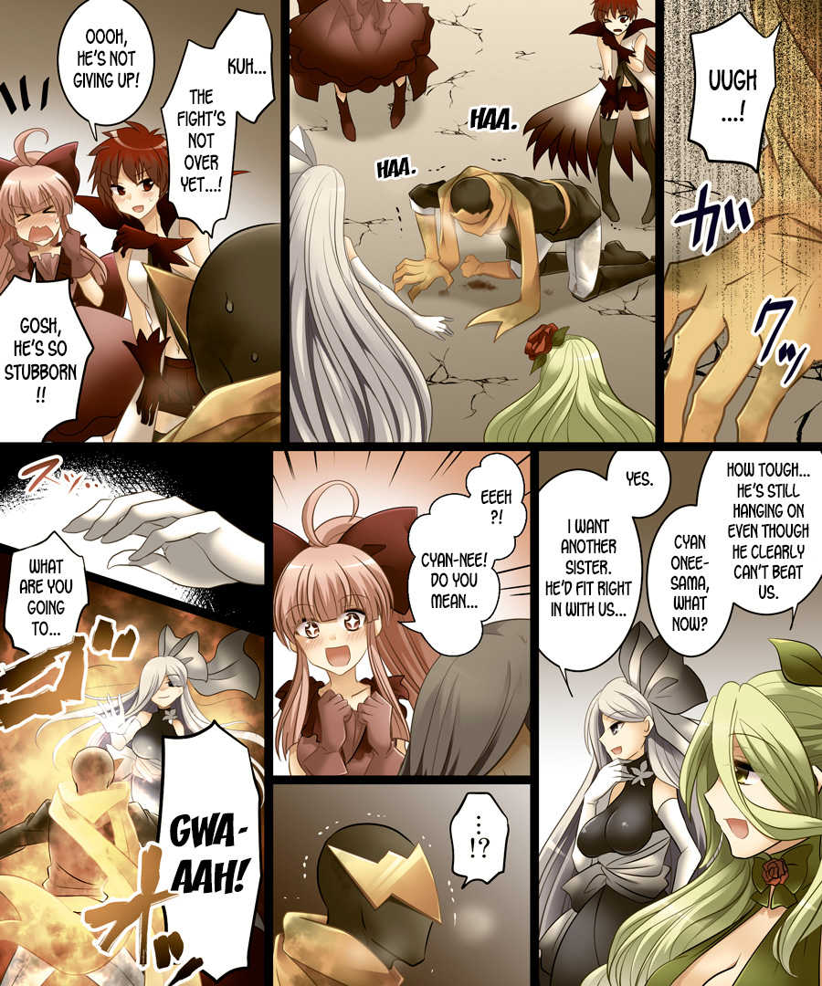 [Amuai Okashi Seisakusho (Matsuzono)] Seigi no Jinrai Thunder Crow ~Aku no Shimai no Imouto e to Ochiru Hero~ [English] [desudesu] - Page 10