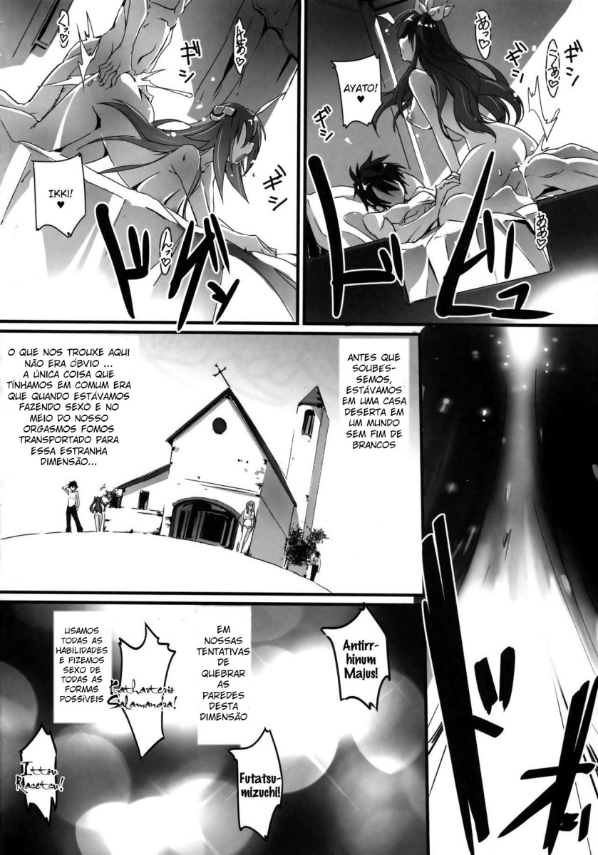 (C89) [Ryu-Seki-Do (Nagare Hyo-go)] HIMEsama SWAP (Rakudai Kishi no Cavalry, Gakusen Toshi Asterisk) [Portuguese-BR] - Page 3