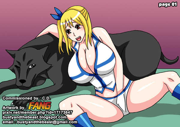 [BEASTMASTER] Busty and the Beast Lucy Heartfilia (Fairy Tail) - Page 1