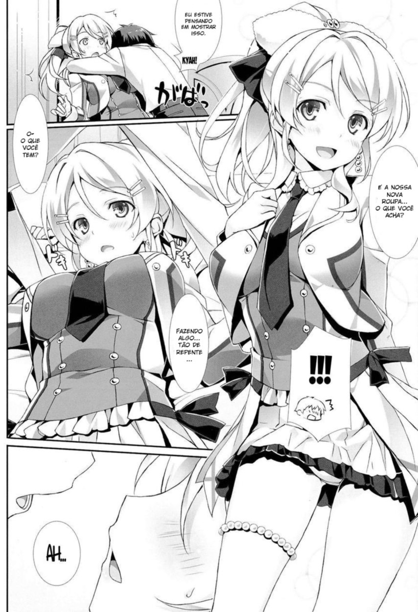 (C86) [WIREFRAME (Yuuki Hagure)] Erichi no Tobira (Love Live!) [Portuguese-BR] - Page 9