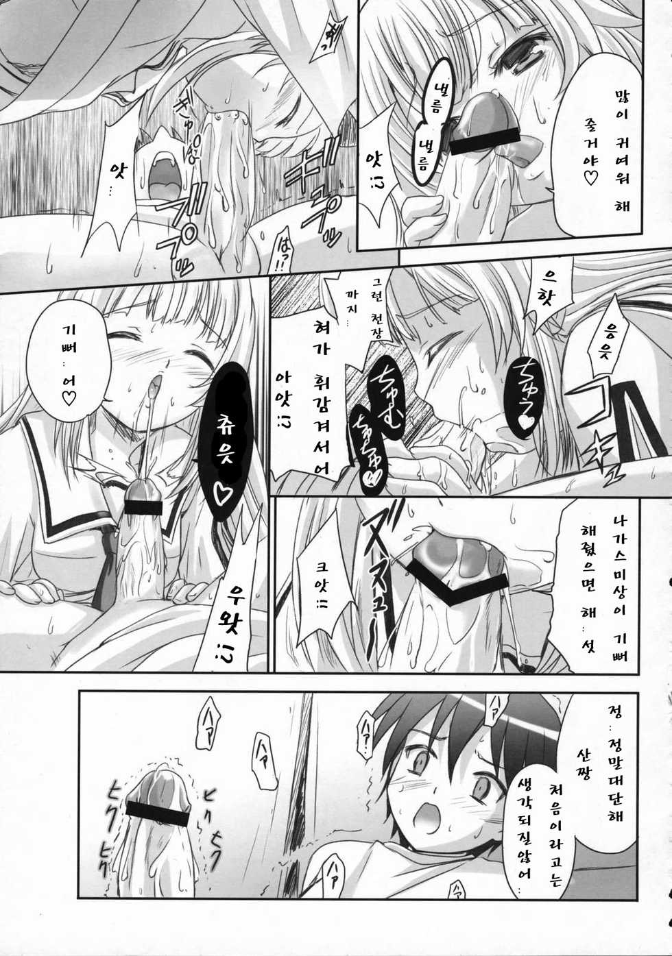 (C72) [TAMARANCHI (Q-Gaku)] Ningyo Hime to Kaite Ninkyou Hime to Yomukin (Seto no Hanayome) [KOREAN] - Page 14