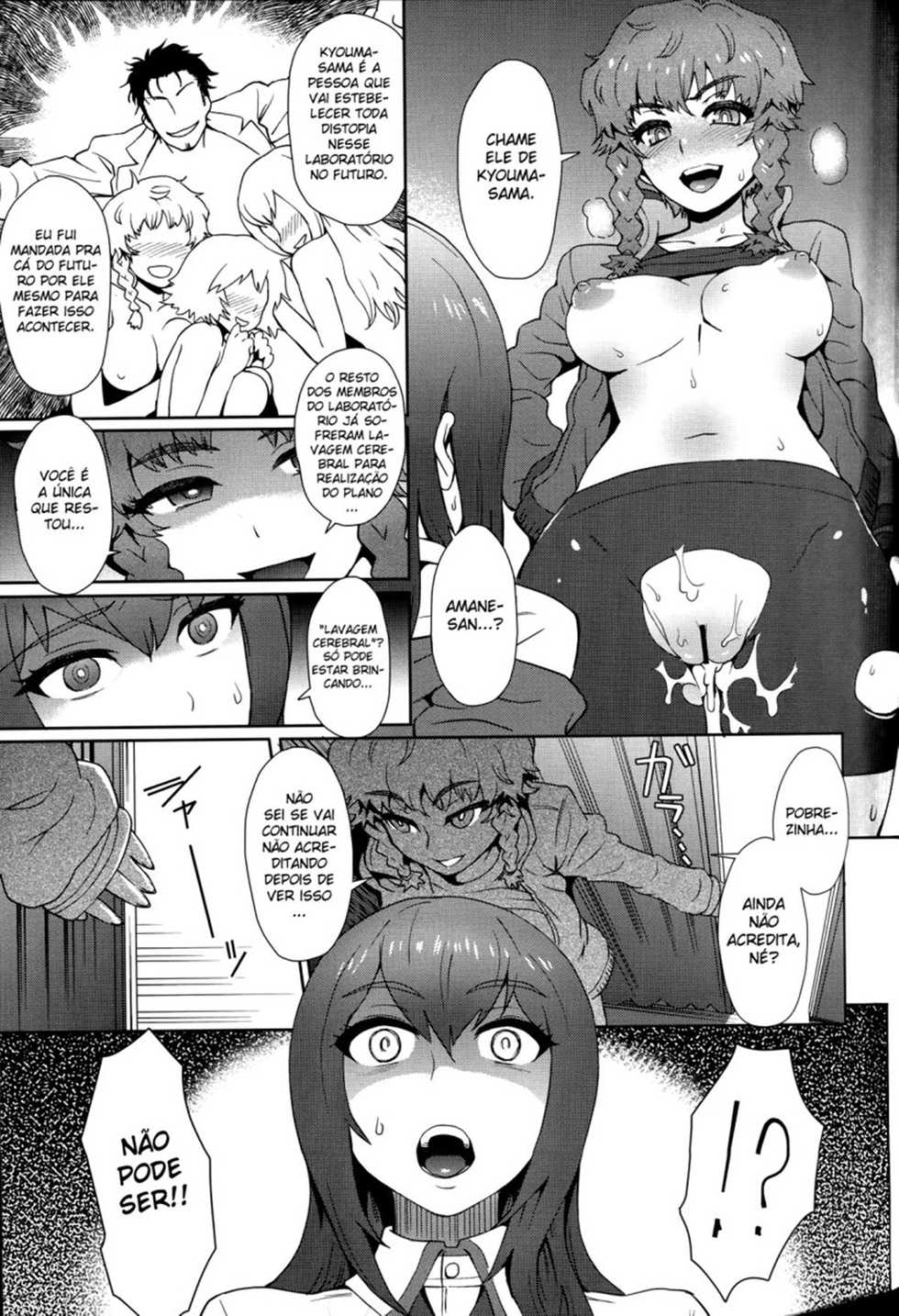 (C81) [Eight Beat (Itou Eight)] Heikou Uchuu no Mad Scientist (STEINS;GATE) [Portuguese-BR] - Page 4