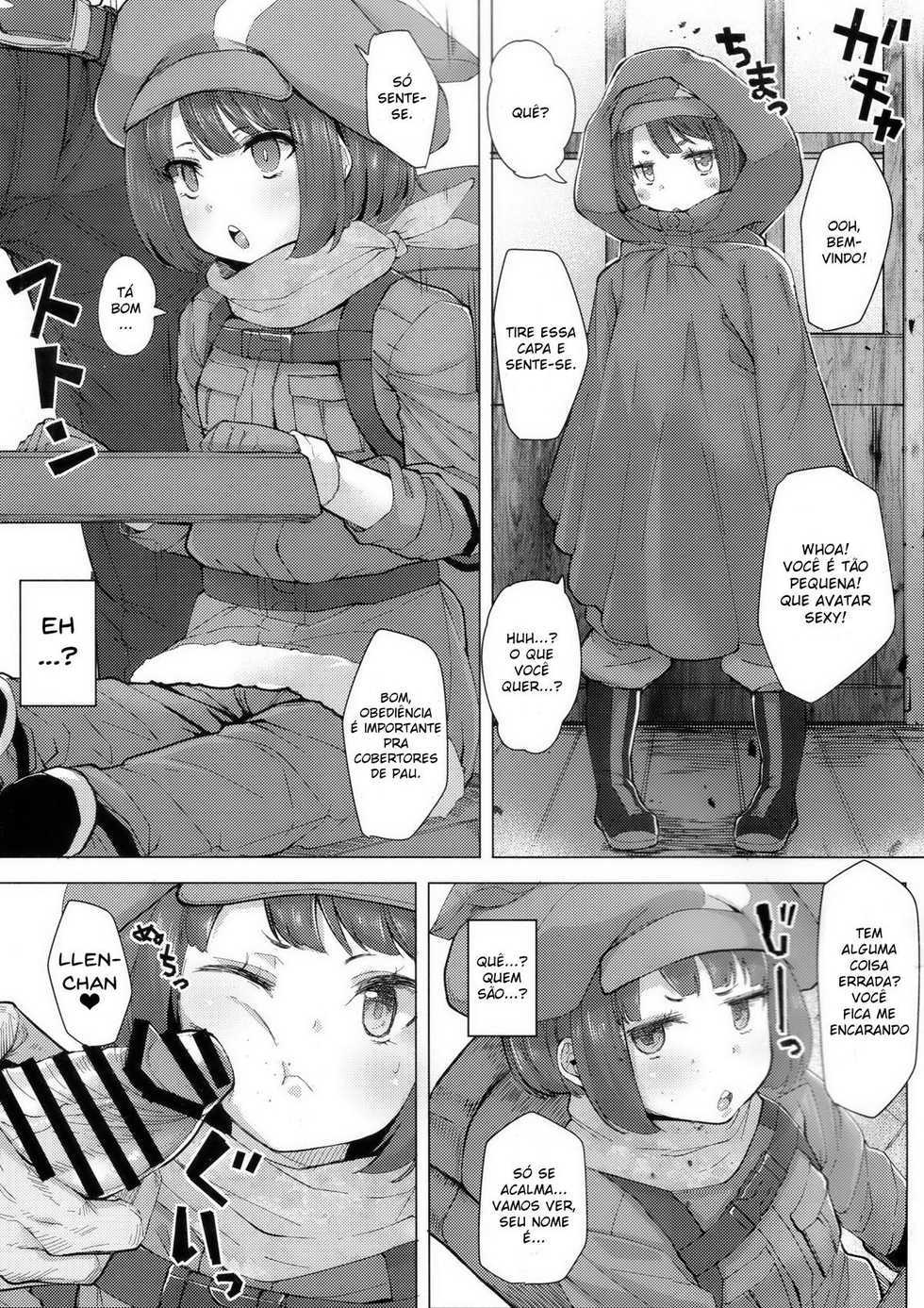 (Puniket 37SP) [Batten Kariba (mmm)] Llenn-chan Onaho-ka MOD | The Llenn-chan Onahole Mod (Sword Art Online Alternative Gun Gale Online) [Portuguese-BR] [Rai Staz] - Page 2