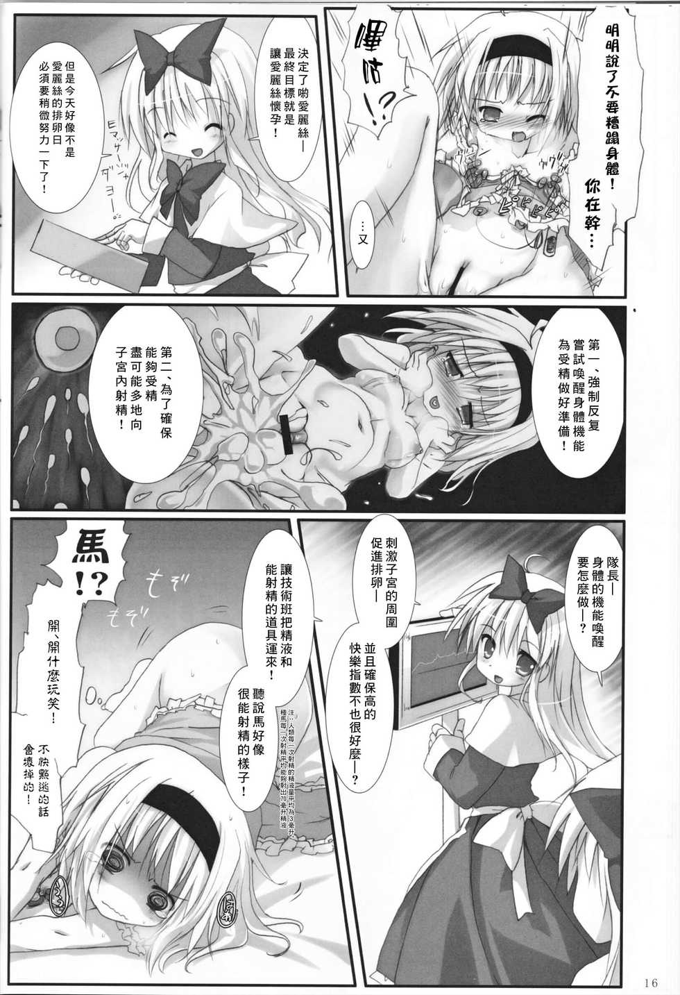 (C83) [Suzunaridou (Izumi Yukiru)] Alice in Nightmare (Touhou Project) [Chinese] [靴下汉化组] - Page 17