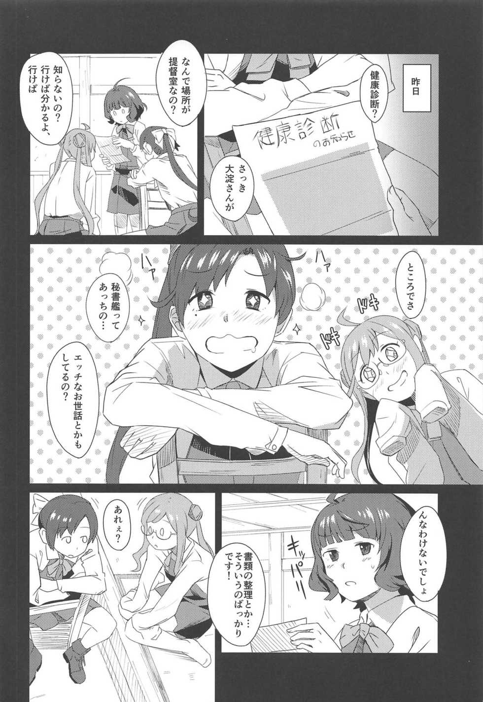 (Houraigekisen! Yo-i! 46Senme) [Kuuchuusen (mko)] Gogo no Eikou (Kantai Collection -KanColle-) - Page 3