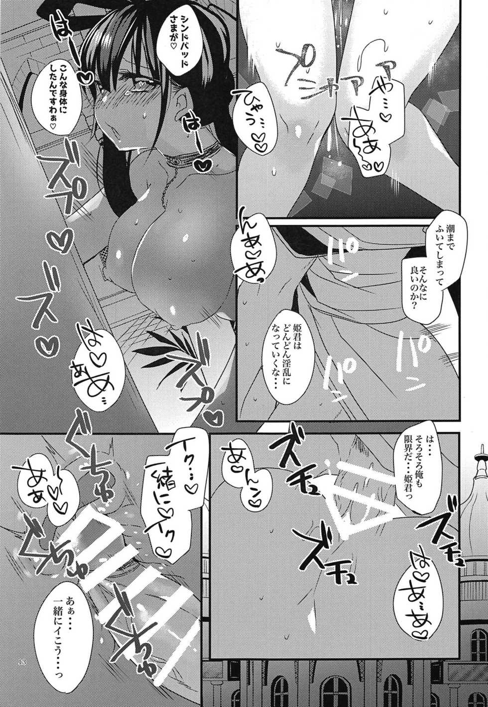 (C94) [Mamedaifukuya (Mameko)] Himegimi wa Koyoi mo Ou-sama to (Magi: The Labyrinth of Magic) - Page 12