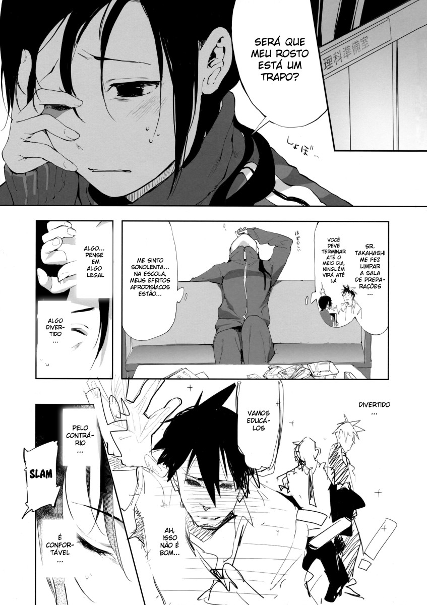 (C90) [Niji Seichou (Souji Hougu)] Succubus Sensei ga Madorondara (Demi-chan wa Kataritai) [Portuguese-BR] - Page 2