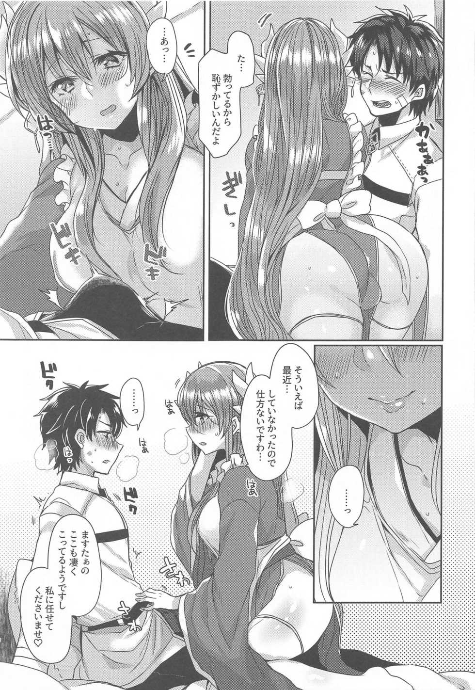 (COMIC1☆15) [Mamedaifukuya (Mameko)] Uchi no Kiyohime wa Mama 2 (Fate/Grand Order) - Page 8