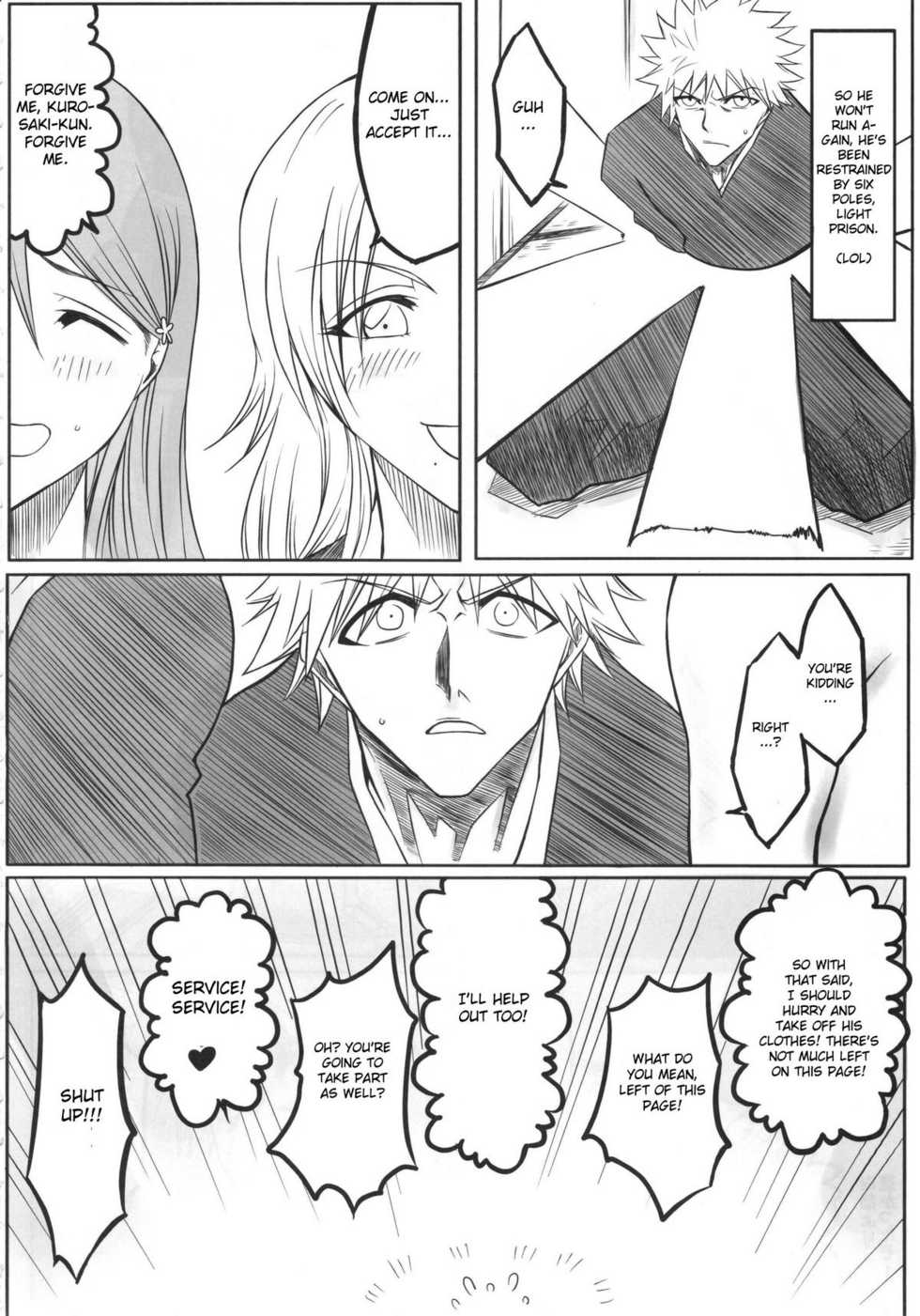(C72) [Heta no Yoko Zuki (Dunga)] Ori (Bleach) [English] [doujin-moe.us] - Page 9