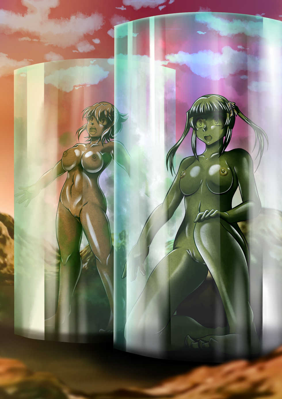 [Studio Kyawn (Murakami Masaki)] Senki Zenmetsu EP 3: Akatsuki Kirika & Tsukuyomi Shirabe (Senki Zesshou Symphogear) [Chinese] [K记翻译] - Page 40