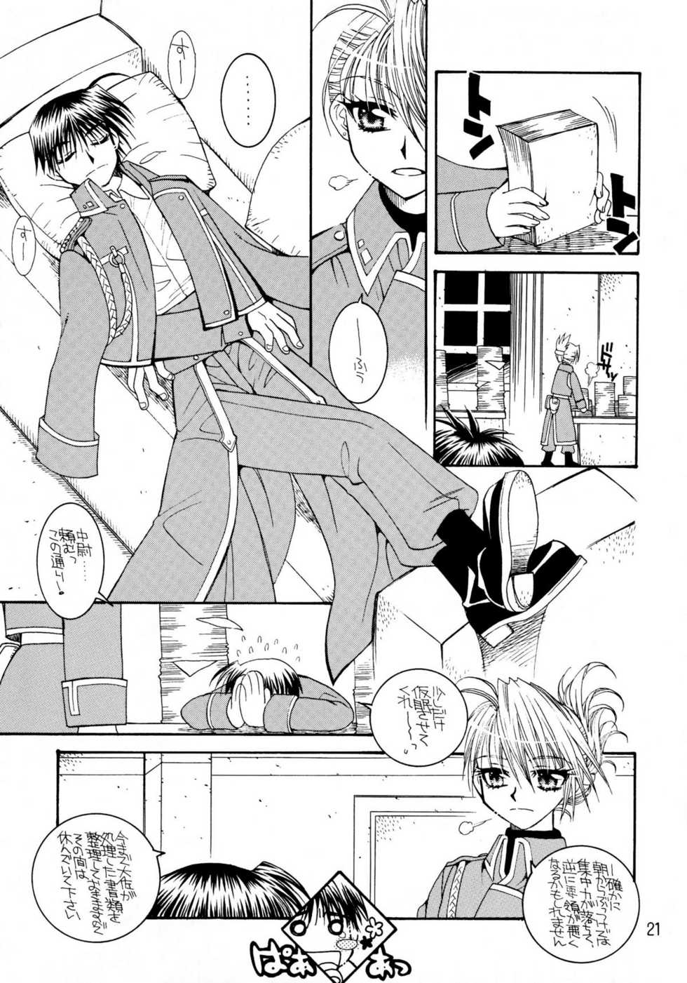 (C66) [SUBSONIC FACTOR (Tajima Ria)] The steady-state theory (Fullmetal Alchemist) - Page 20