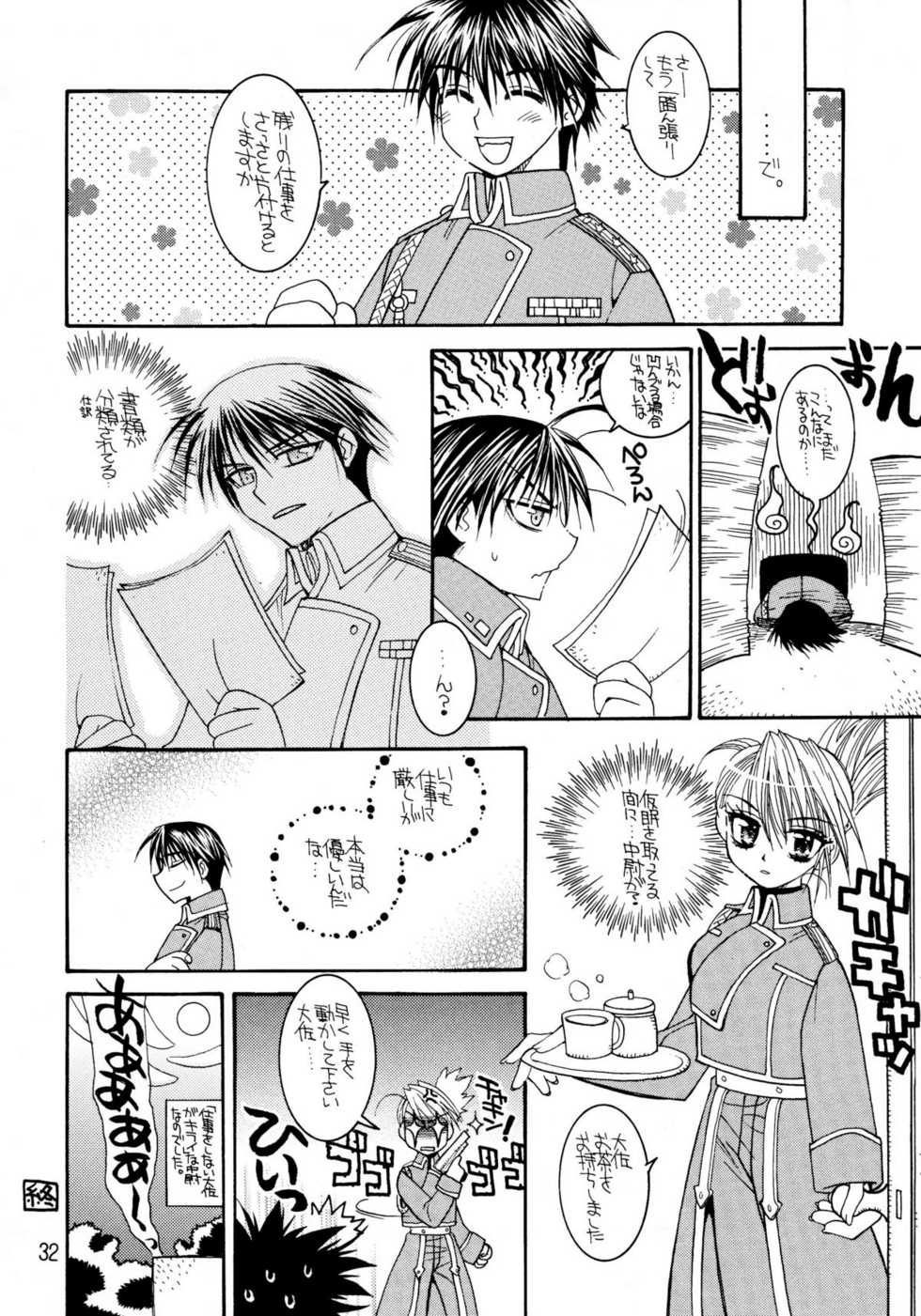 (C66) [SUBSONIC FACTOR (Tajima Ria)] The steady-state theory (Fullmetal Alchemist) - Page 31