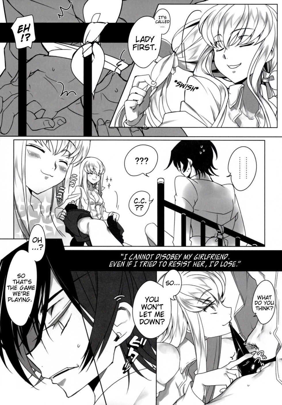 (C90) [CREAYUS (Rangetsu)] Chartreuse Noise (Code Geass: Lelouch of the Rebellion) [English] [EHCove] - Page 7