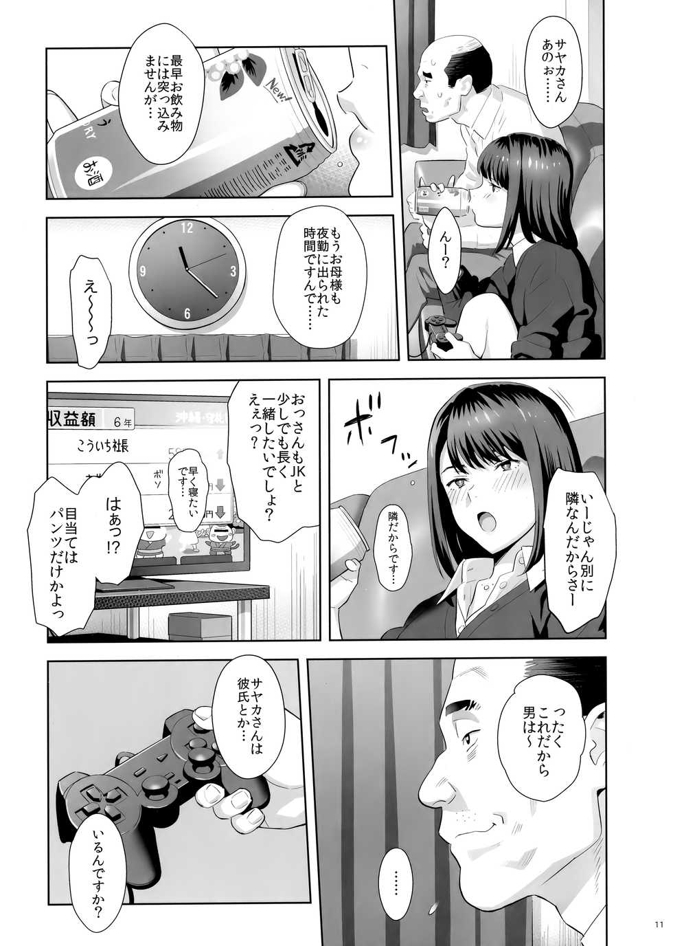 (COMIC1☆15) [Hito no Fundoshi (Yukiyoshi Mamizu)] Tonari no JK ni Odosarete Iribitararetemasu (Naki - Page 10