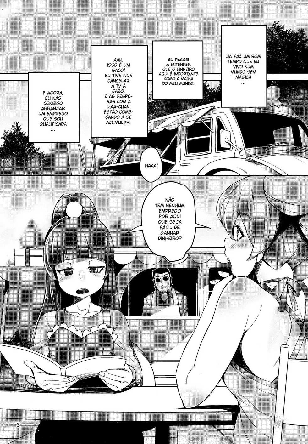 (C90) [LongHornTrain (CyoCyo)] Magical Peach Pie (Mahou Tsukai Precure!, Fresh Precure!) [Portuguese-BR] [DiegoVPR] - Page 2