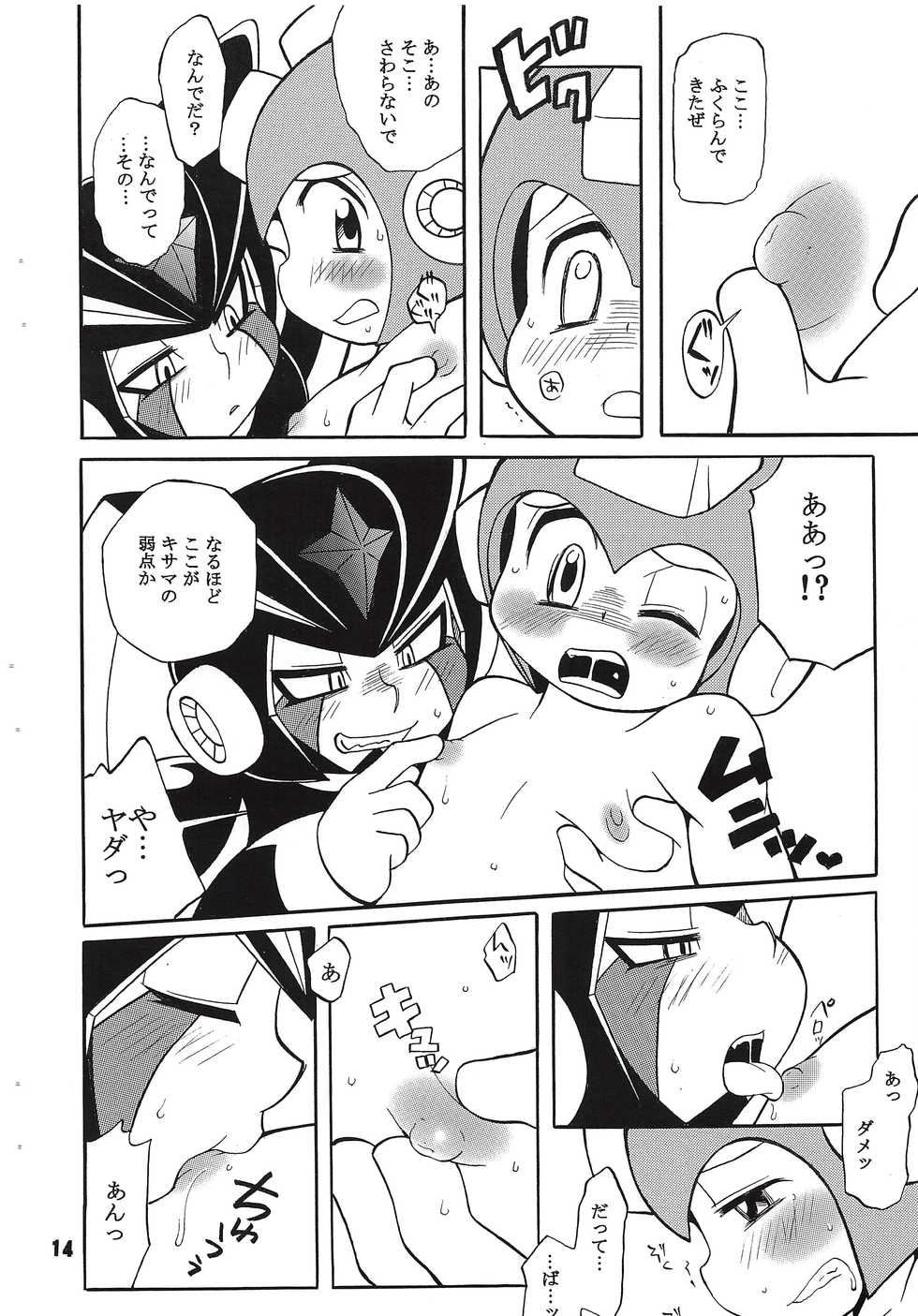 [Haraguro Tenshi (Narukami)] BASS DRUNKER (Rockman) - Page 14