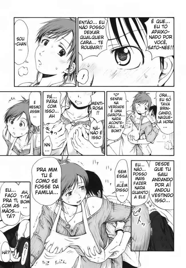 [Hagure Tanishi] Itsumo Kimi o Kanjiteru - All day & all night, I feel you. [Portuguese-BR] [Tojara Dark] [Decensored] - Page 40