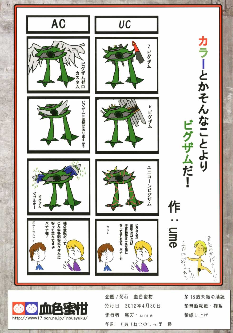 [Kesshoku Mikan (Anzu, ume)] GALAXY FOCUS (Gundam Unicorn) [Portuguese-BR] [Hentai Season] [Digital] - Page 12