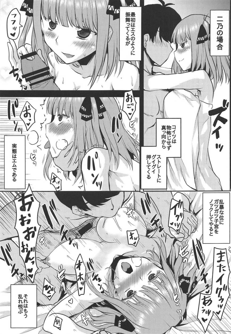 (COMIC1☆15) [Omodume (Kushikatsu Koumei)] Omodume BOX 46 (Gotoubun no Hanayome) - Page 14
