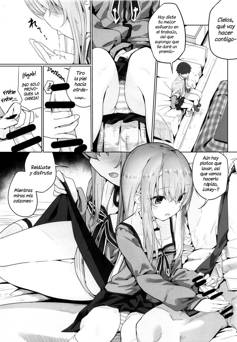 [Illumination. (Ogadenmon)] Ie ni Kaereba Illya ga Iru ya | Cuando voy a casa, Illya está ahí. (Fate/Grand Order) [Spanish] [NekoCreme] [Digital] - Page 6