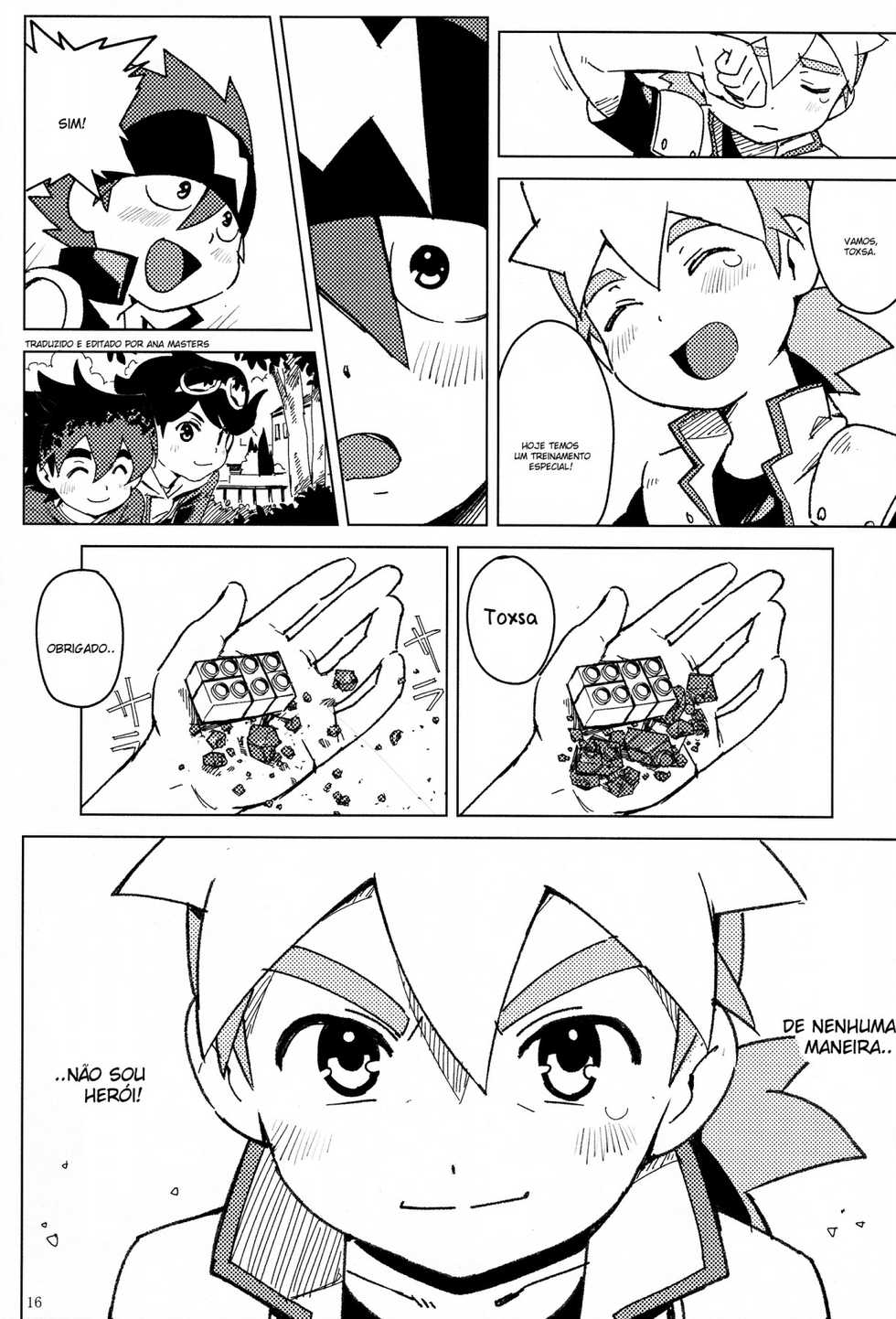 [Nimoya (Nimoyu)] Tenmou Kaikai -Tenkai Knights Chooki Mason Tenkai Hon- (Tenkai Knights) [Portuguese-BR] [2015-03-15] - Page 14