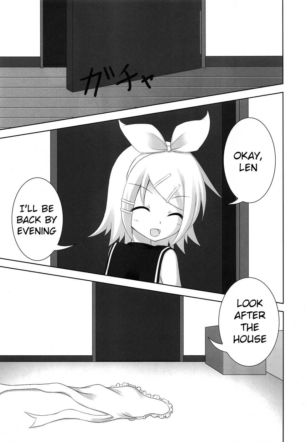 (C82) [Sakurakusa (Akarin)] Oshioki Len kyun | Len-kyun's Punishment (VOCALOID) [English] {Shotachan} - Page 8
