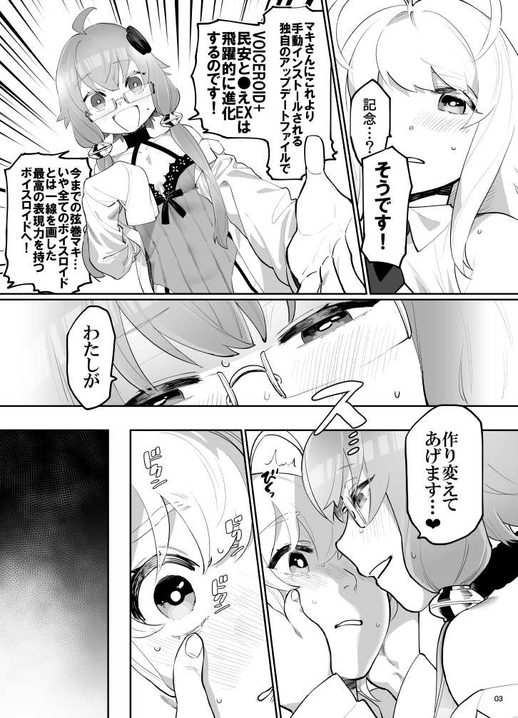 [WKJ (Wajima)] Tsurumaki Maki Chouoogata Update (VOICEROID) [Digital] - Page 4