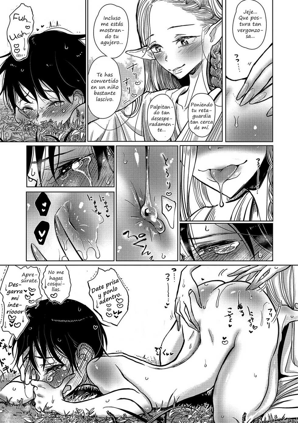 [Dhibi] Elf Chuudoku (Otokonoko HEAVEN Vol. 33) [Spanish] {Aficionado Scan} [Digital] - Page 7