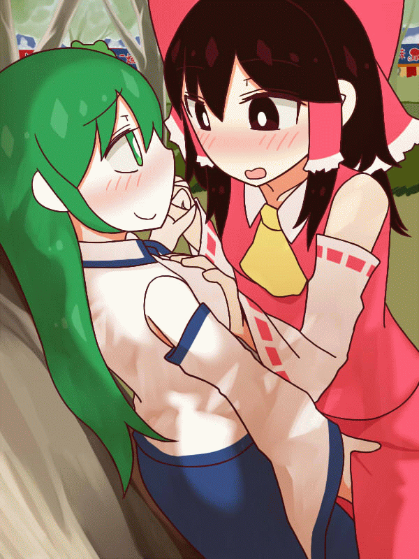 [Yashiya (Yassy)] Akamidori Miko no Raburabu Aokan (Touhou Project) - Page 5