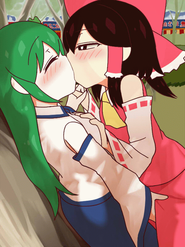 [Yashiya (Yassy)] Akamidori Miko no Raburabu Aokan (Touhou Project) - Page 6