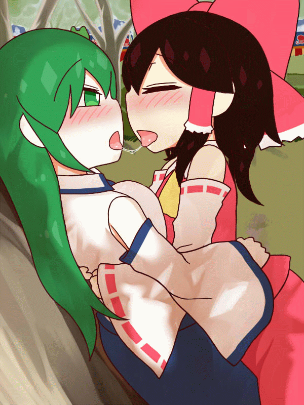 [Yashiya (Yassy)] Akamidori Miko no Raburabu Aokan (Touhou Project) - Page 9