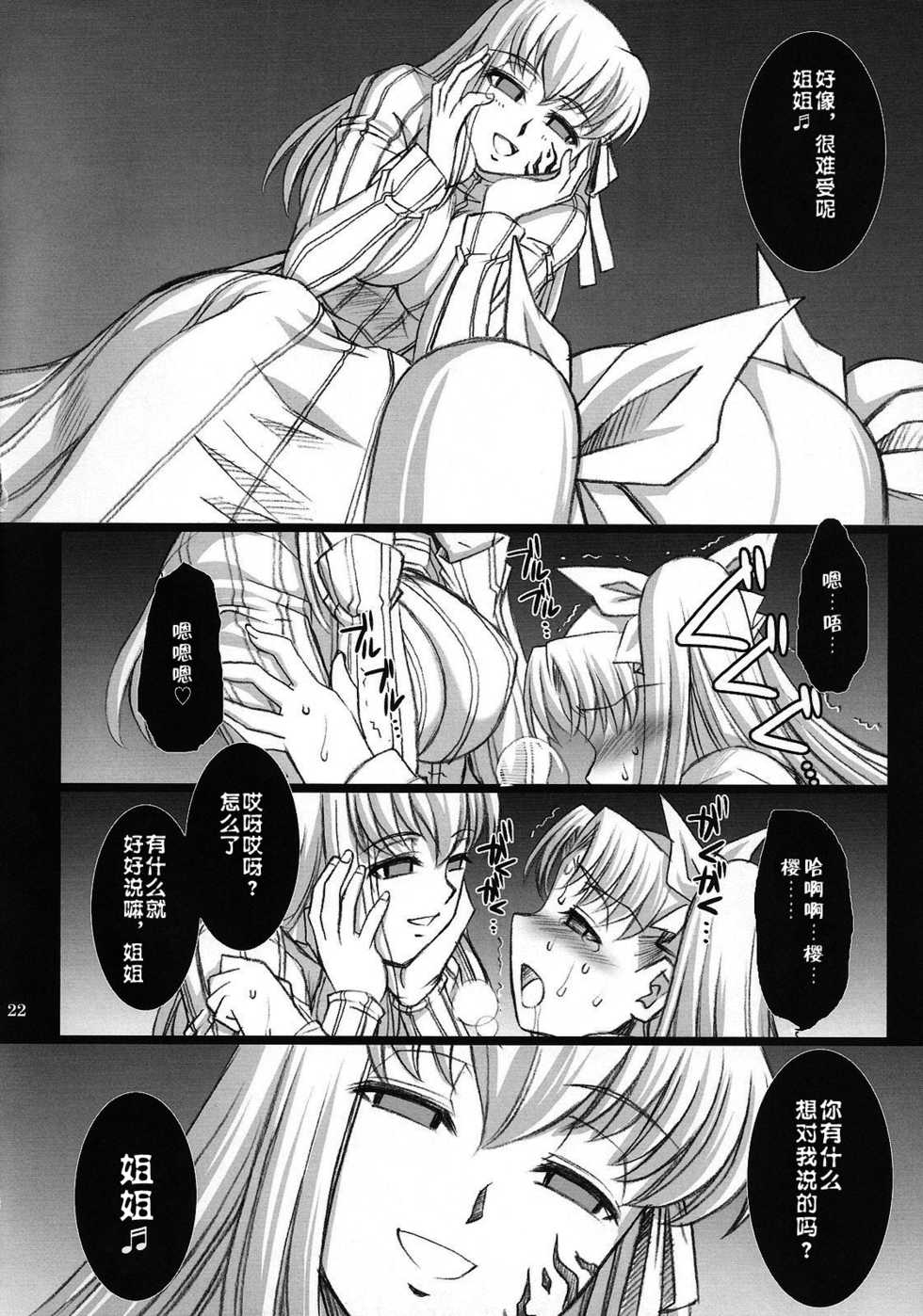 (C75) [H.B (B-RIVER)] Red Degeneration -DAY/4- (Fate/stay night) [Chinese] [不咕鸟汉化组] - Page 21