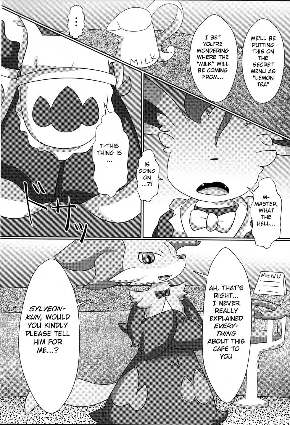 (Kansai! Kemoket 3) [TUMBLE WEED (Itameshi)] Le Secret Cafe (Pokémon) [English] [BSN] - Page 16