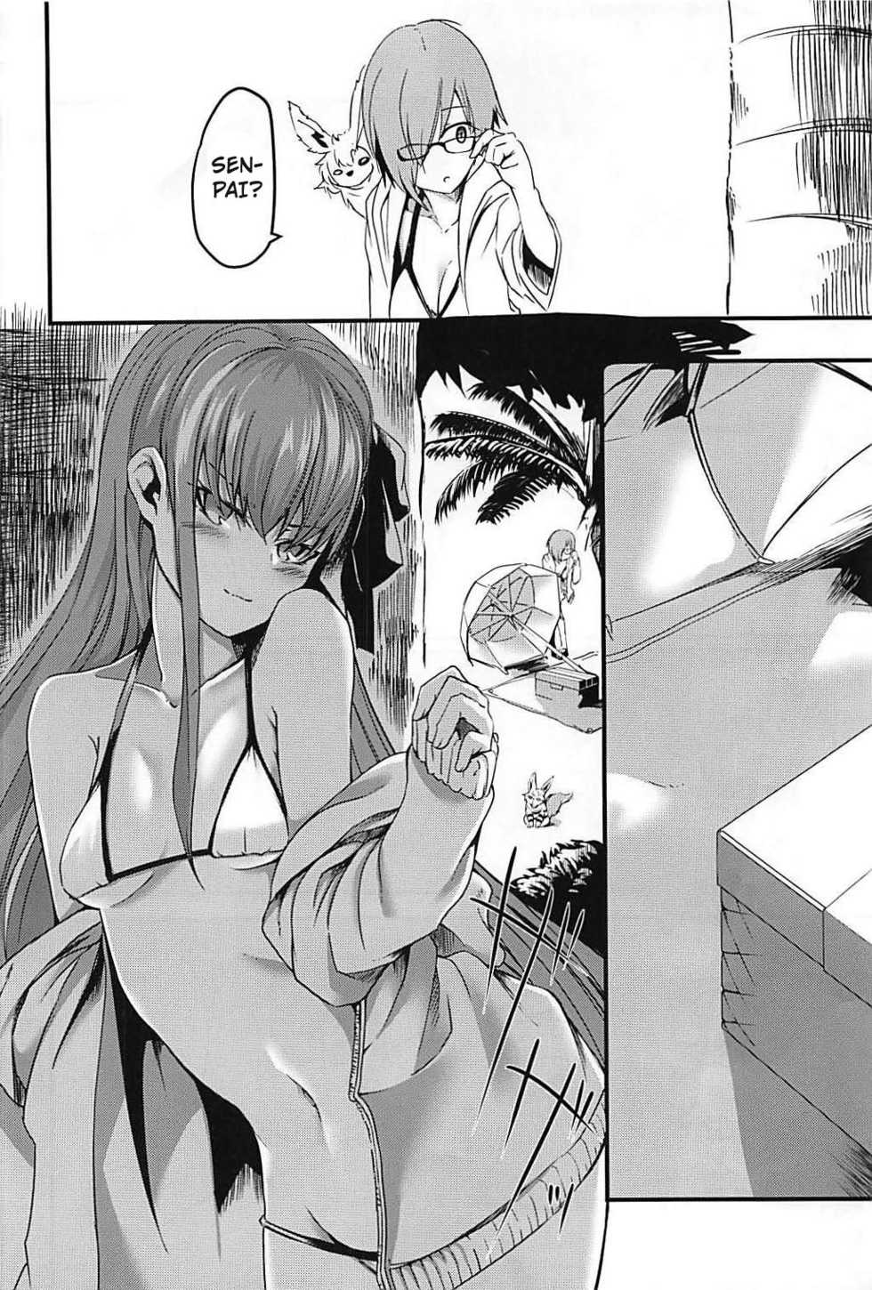 (C94) [Tonari no Dagashiya-san (ku-ba)] Melt ga Mizugi ni Kigaetara. | What Melt Looks Like in Her Swimsuit. (Fate/Grand Order) [English] - Page 11