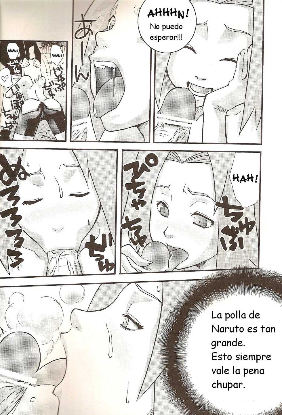 (SC35) [Karakishi Youhei-dan Shinga (Kanenomori Sentarou, Sahara Wataru)] Go Tesei Ikka | Handmade Family (Naruto) [Spanish] [Iori1600] - Page 8