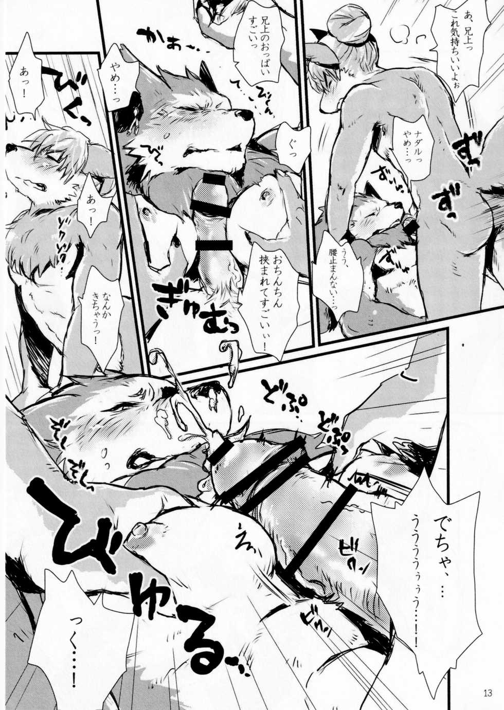 (Kemoket 6) [Hallucigenia (Kamidou Haruki)] Onii-sama wa Haitenai (Wander Crown) - Page 12