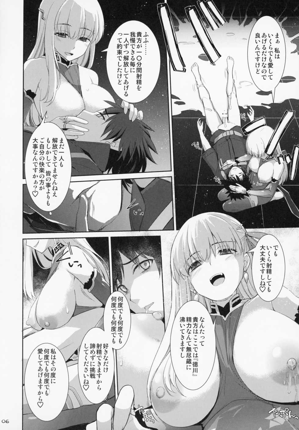 (COMIC1☆15) [TOYBOX, Kujira Logic (Kurikara, Kujiran)] Nyuuri Keizoku Kyousha Kikan Juu (Fate/Grand Order) - Page 5